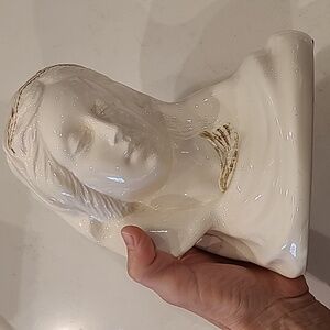 Vintage Madonna With Gold Accents